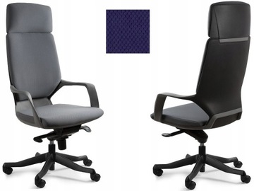 Wygodny fotel biurowy Apollo czarny NAVYBLUE