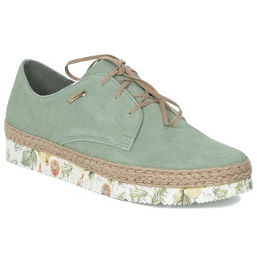 Półbuty espadryle Maciejka 02936-36 seledyn r.41