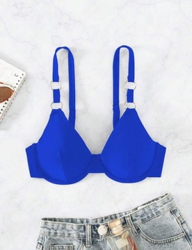 BA08 Kobaltowa Góra od bikini SHEIN L