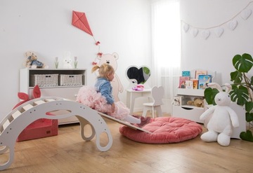 ГОРКА/горка белая KIDS Montessori деревянная для качалки KIDS WALL