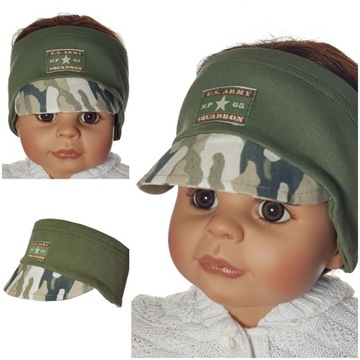 ПОВЯЗКА ДЛЯ МАЛЬЧИКОВ С КОЗЫРЬКОМ 8 ЦВЕТОВ 1-7 ЛЕТ