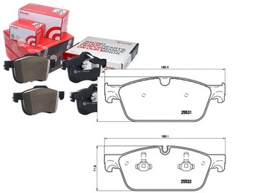 BREMBO KOMPLET KLOCKÓW HAMULCOWYCH 74207920 130460