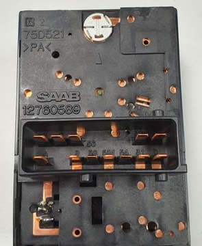 PANEL KNOFLÍK SVĚTEL SAAB 9-5 95 12760589