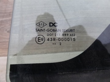 MERCEDES CITAN 2012 SKLO (OKNO) DVEŘE LEVÝ ZADNÍ ORIGINÁLNÍ