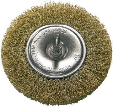 SZCZOTKA TARCZOWA 100MM drut MOSIĄDZ Proline 32830