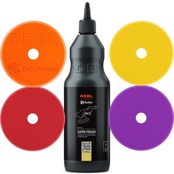 ADBL Super Polish 1L Pasta polerska + 4 pady EVO