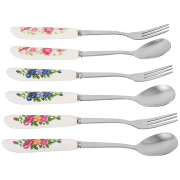 SZTUĆCE SPORK Z UCHWYTEM PORCELANY