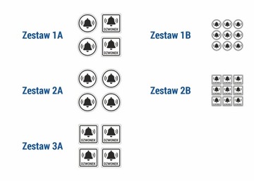 Колокольчик - набор наклеек 4х4 или 2х2