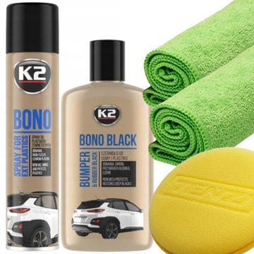 K2 BONO CZERNIDŁO DRESSING CZARNIDŁO DO OPON RENOWACJA PLASTIKÓW ZDERZAKÓW