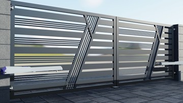 панельный забор, металлический забор, пролет Гобе