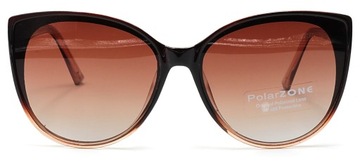 Okulary przeciwsłoneczne damskie polaryzacyjne UV400 cieniowane soczewki