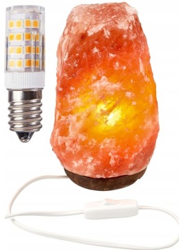 Лампа из гималайской соли, 2,5–4 кг, ночной ионизатор L