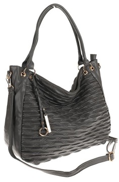 The Grace bags Włoska Torebka Damska Worek Listonoszka na Ramię B7164 Grey