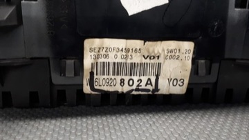 6L0920802A PŘÍSTROJOVÁ DESKA BUDÍKY SEAT IBIZA III 1.9 TDI 0