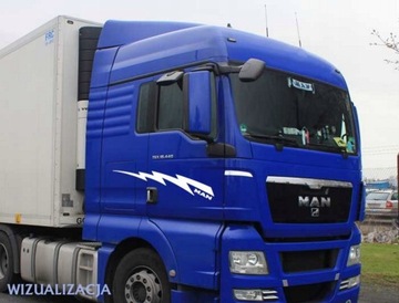 Боковые наклейки MAN 130х22 см, пара, разные дизайны