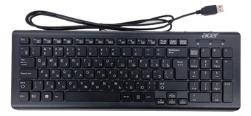 NOWA KLAWIATURA ACER USB DO KOMPUTERA ROSYJSKA