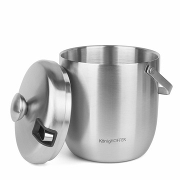 Холодильник ICE BUCKET 2,8л с щипцами + КОКТЕЙЛЬНАЯ ЛОЖКА сатин