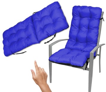 Na leżak krzesło poduszka ogrodowe fotel 123x48 cm