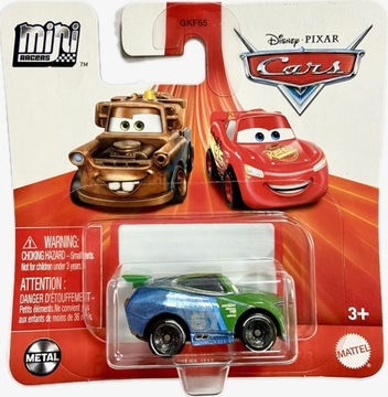AUTA CARS MINI RACERS SAMOCHODZIK JIM REVERICK GKF65 HLV28