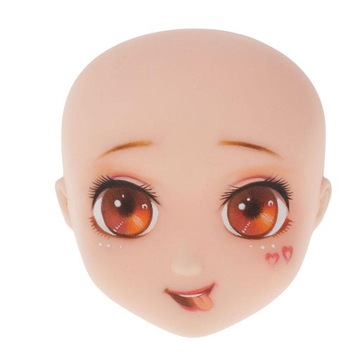 DIY Hollow Baby Doll Makeup Face Head na 1/6 A