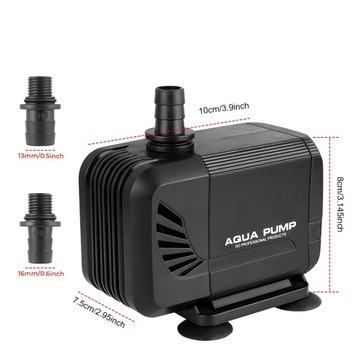 САДОВЫЙ ЦИРКУЛЯЦИОННЫЙ ВОДЯНОЙ НАСОС ДЛЯ ПРУДА, ФОНТАНА, АКВАРИУМА, 1500Л/Ч