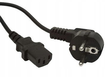 KABEL ZASILAJĄCY DO KOMPUTERA MONITORA 1.5m