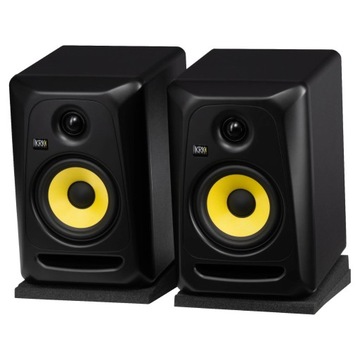 KRK CLASSIC 5 MONITOR PACK ODSŁUCHY STUDYJNE PARA KABLE PODKŁADKI ZESTAW