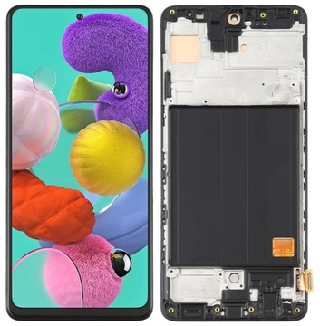 Wyświetlacz Ekran Digitizer Dotyk do Samsung Galaxy A51 SM-A515F OLED Ramka