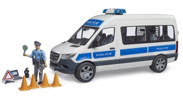 Bruder 02683 MB Sprinter policyjny z figurką policjanta i z modułem