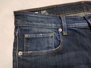 G-STAR RAW 3301 STRAIGHT W36L32 pas 96 cm SUPER '