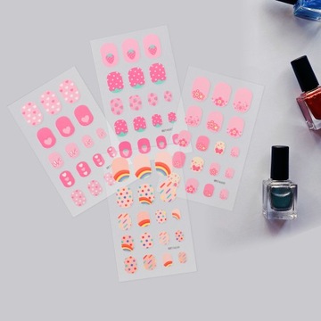 NAKLEJKI NA PAZNOKCIE SZTUCZNE PAZNOKCIE DLA DZIECI FAŁSZYWE DZIECI