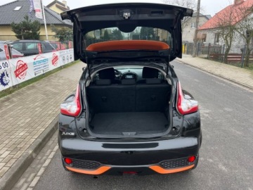 Nissan Juke I SUV Facelifting DIG-T 115KM 2015 Nissan Juke KLIMATYZACJA NAWIGACJA KAMERA SKORY TEMPOMAT EL.SZYBY SERWISOW, zdjęcie 24