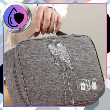 Organizer na kable ładowarki podróżna torba ETUI elektronikę pojemnik