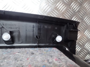 MERCEDES SL W231 ПЛАСТИКОВАЯ КРЫШКА РЕМНЯ ЗАДНЯЯ