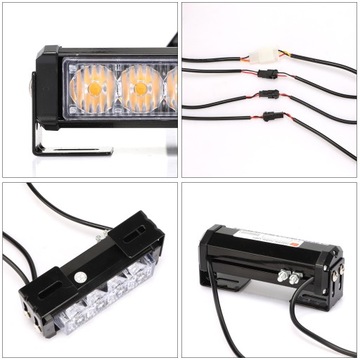 Оранжевые гриль-вспышки для 16 светодиодных фонарей