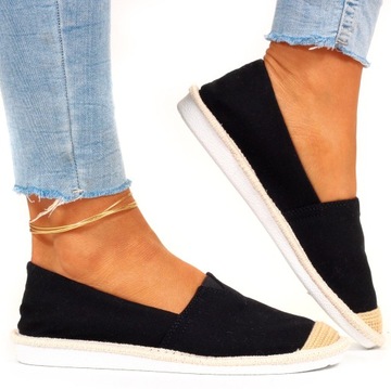 BUTY DAMSKIE TRAMPKI ESPADRYLE TENISÓWKI PŁASKIE