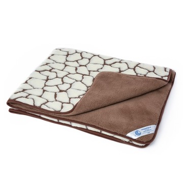KOŁDRA WEŁNIANA 200x220 CAMEL KASZMIR GIULIA CK4