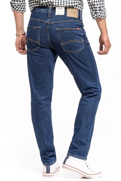 Męskie spodnie jeansowe dopasowane Mustang TRAMPER TAPERED W32 L30