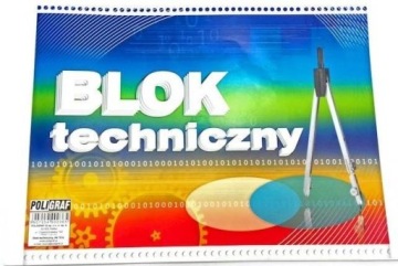 блок 10 шт. технический белый А4