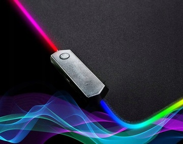 КОВРИК ДЛЯ ИГРОВОЙ МЫШИ СО СВЕТОДИОДНОЙ ПОДСВЕТКОЙ XXL