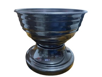 DONICZKA PCV PUCHAR FI 21 CM OSŁONKA IKEBANA NA STOPCE, DO STROIKÓW, GAZON.