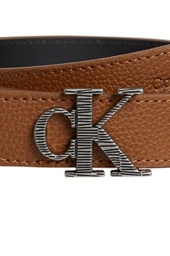 CALVIN KLEIN BELT - PASEK BRĄZOWY DAMSKI 95