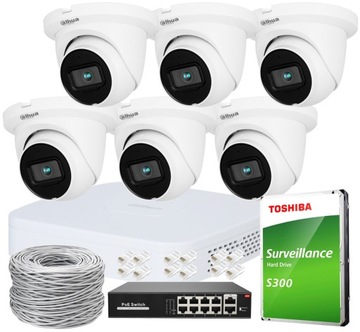 Zestaw do monitoringu Dahua IP-KIT-8CH IPC-HDW2441