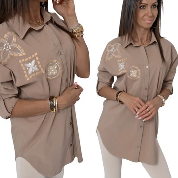 CASUALOWA KOSZULA OVERSIZE EMMELINE! WZ.4 S