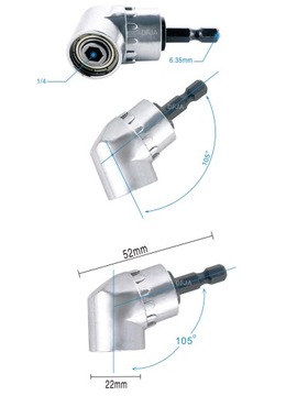 УГЛОВОЙ ПЕРЕХОДНИК ОТВЕРТКА НАСАДКА ШЕСТИГРАННАЯ РУКОЯТКА