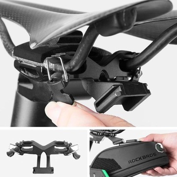 ROCKBROS TORBA SAKWA ROWEROWA POD SIODEŁKO WODOODPORNA NA ROWER 1,5L