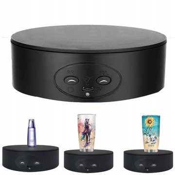 ELEKTRYCZNY STOJAK EKSPOZYCYJNY NA GRAMOFON, 360°