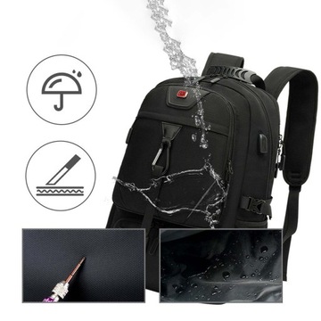 РЮКЗАК ДЛЯ ШКОЛЬНОЙ РАБОТЫ, ЧЕРНЫЙ, ВОДОНЕПРОНИЦАЕМЫЙ, ПРОЧНЫЙ, НОВАЯ МОДЕЛЬ 2024 ГОДА