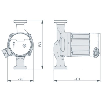 ЦИРКУЛЯЦИОННЫЙ НАСОС ДЛЯ ЭЛЕКТРОННОЙ ЭНЕРГОСБЕРЕГАЮЩЕЙ СИСТЕМЫ ОТОПЛЕНИЯ 25-40/180