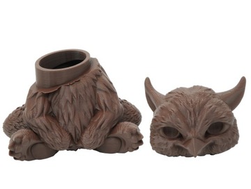 Хранилище кубиков Owlbear - FatesEnd Хранилище кубиков Owlbear, коричневый